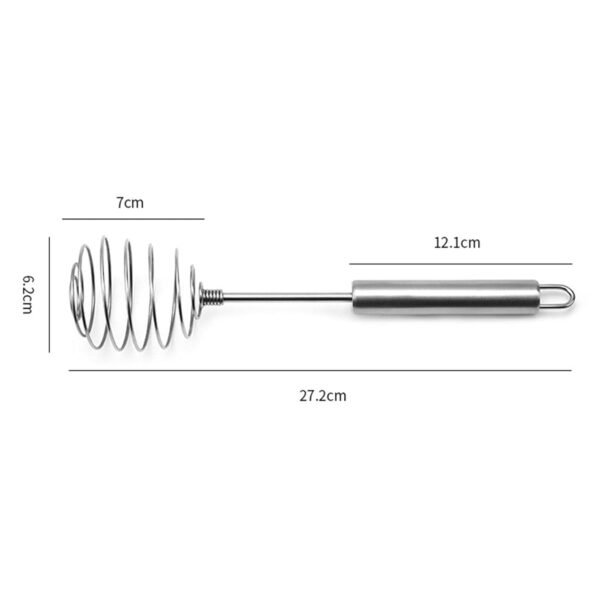 Stainless Steel Large Round Spring Whisk – Durable Kitchen Tool