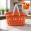 Plastic Storage Basket with Handle – Durable & Lightweight for Home & Shopping
