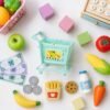 Mini Shopping Cart Toy for Kids – Realistic Role Playing Fun