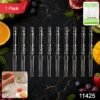 Mini Disposable Plastic Fruit Fork – Elegant Beaded Handle Design