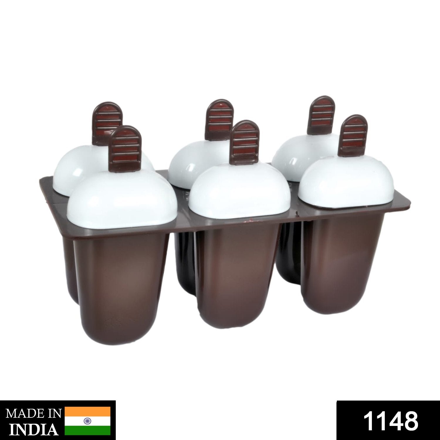 Kulfi Maker – 6-Cup Plastic Ice Candy Moulds | Bake & Dwell