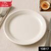 Plastic Round Dinner Plate – 23 cm Durable & Glossy