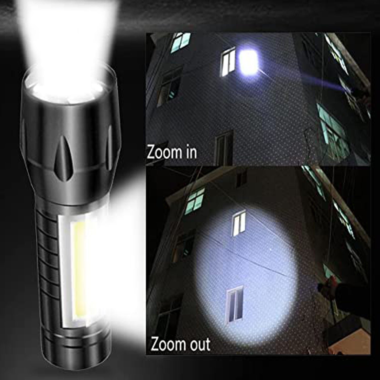 Rechargeable LED Flashlight – Mini, Long Range Torch | Indo Glow