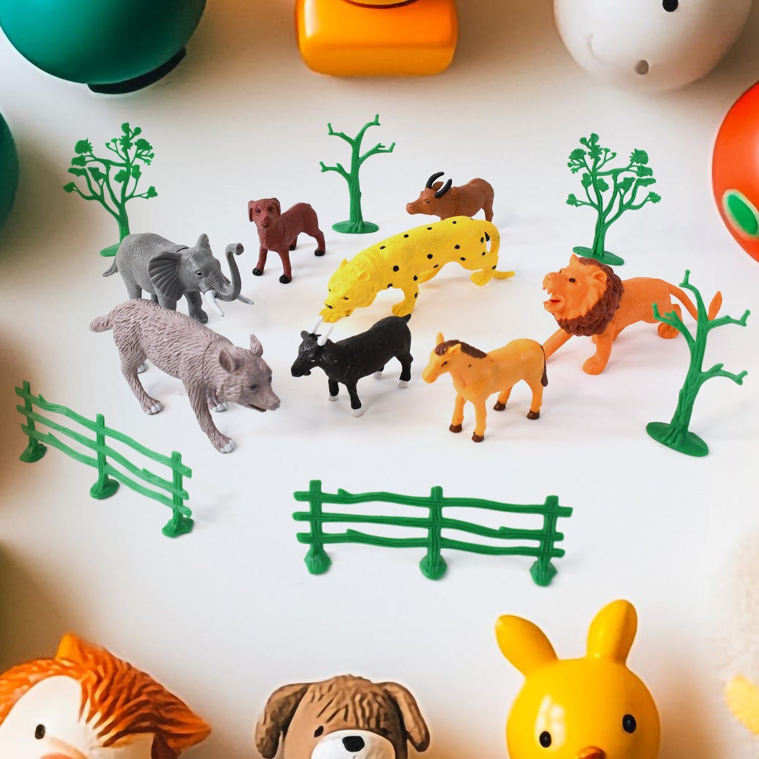 Animal Kingdom Toy Set – 14-Piece Realistic Wildlife Figures