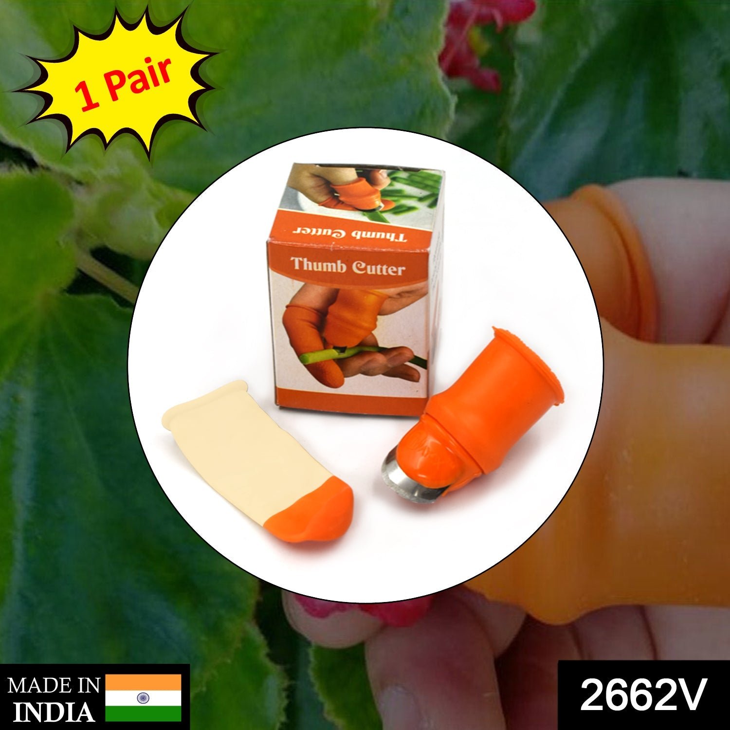 V Thumb Cutter for Vegetables & Fruits – Safe & Handy | Quickslice