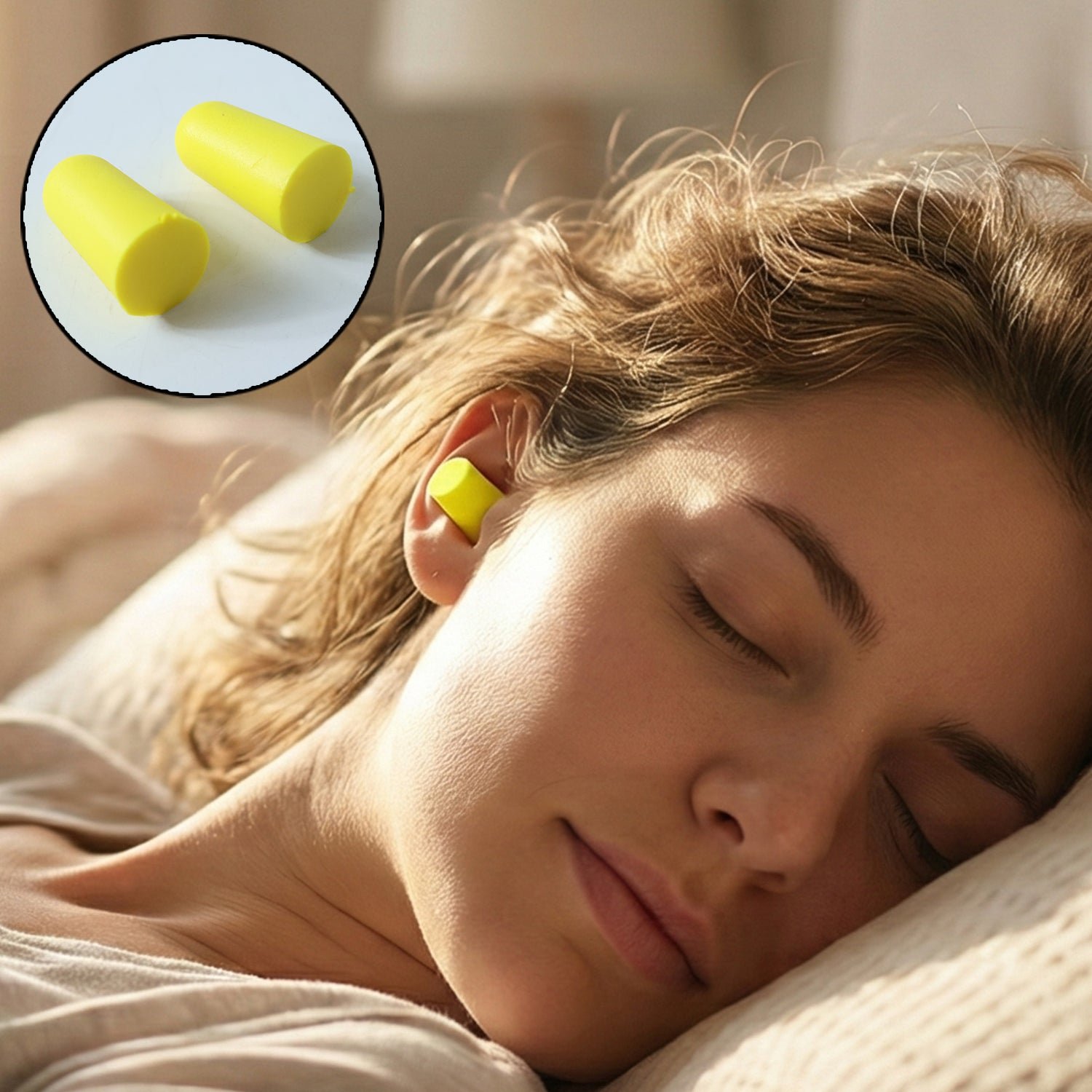 Noise Reduction Ear Plugs – Soft Foam, 2 Pair with Case