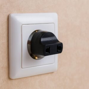 2 Pin Plug Adapter – Universal to Indian Sockets |