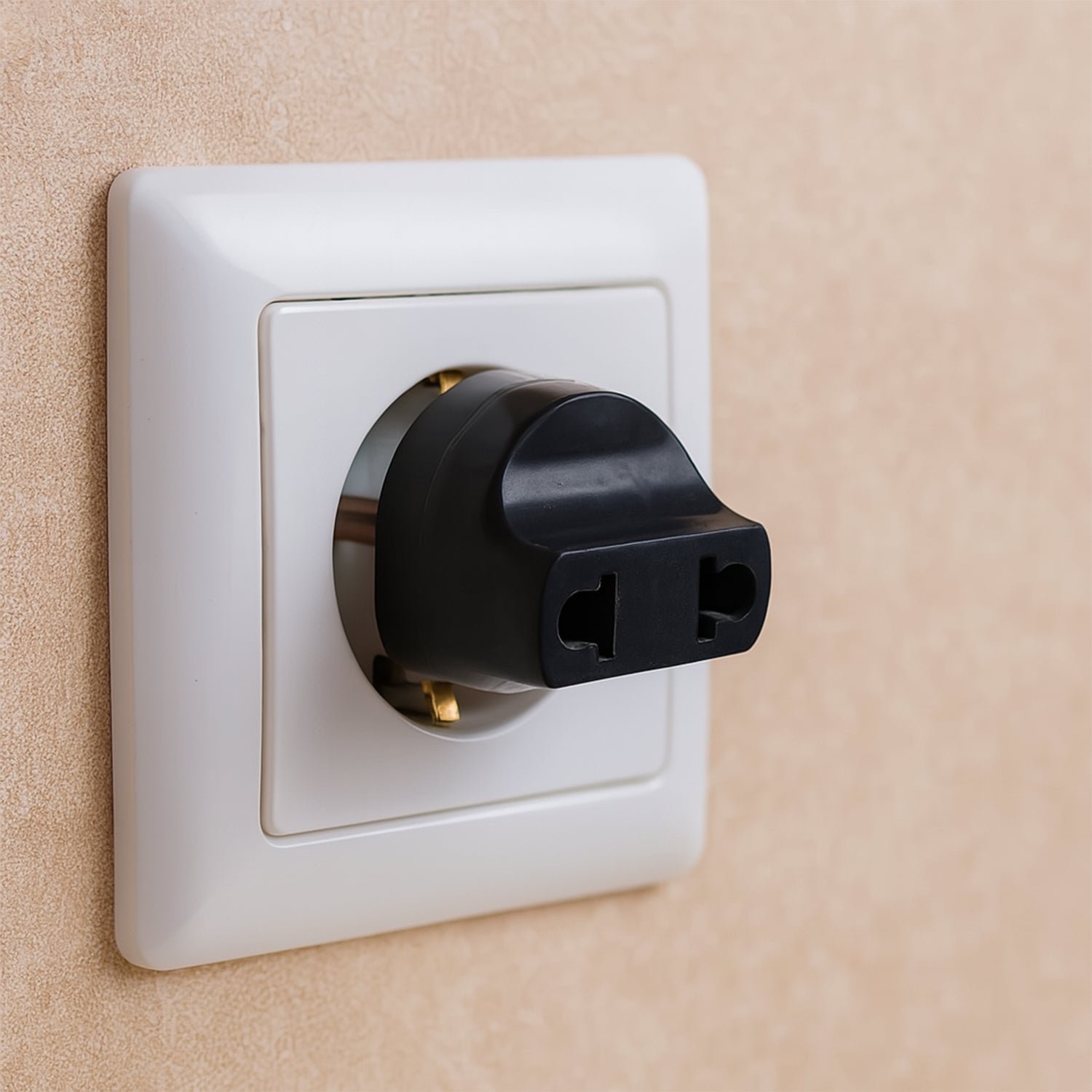 2 Pin Plug Adapter – Universal to Indian Sockets |