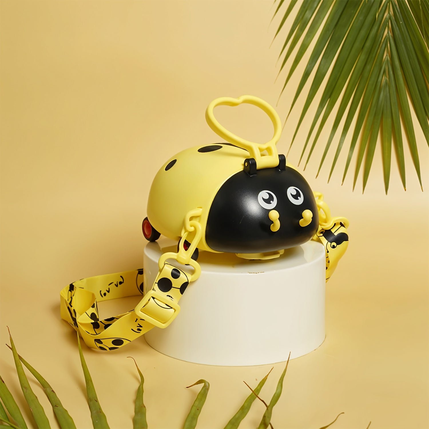 Kids Water Bottle – Cute Bug Shape, 1L with Straw & Strap | Own Hydrate