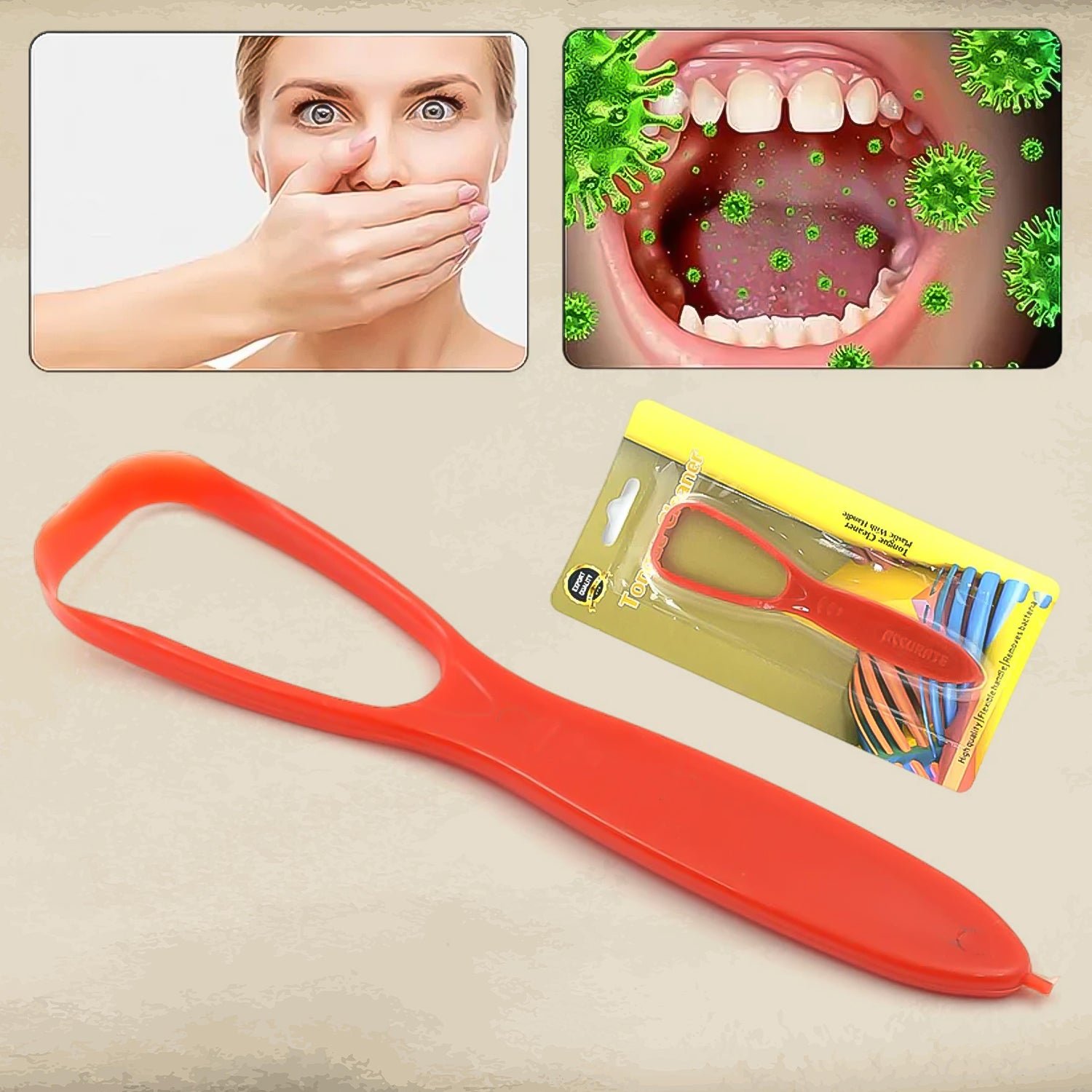 Plastic Tongue Cleaner – Fresh Breath & Oral Hygiene | MintGuard