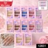 128311 Glitter Press-On False Nails – Reusable Glossy Mix Designs