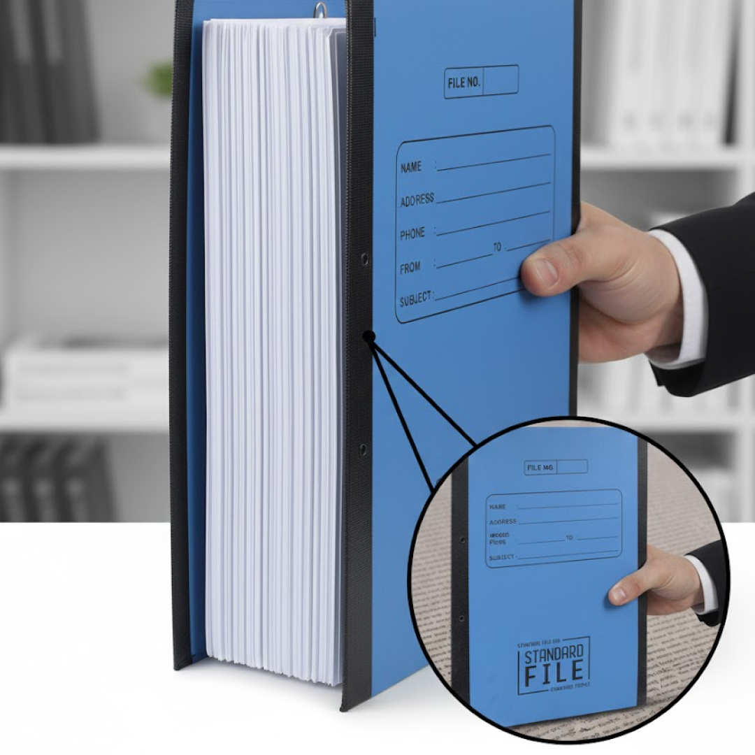 A4 File Folder – Plastic Clip Document Holder | Filora