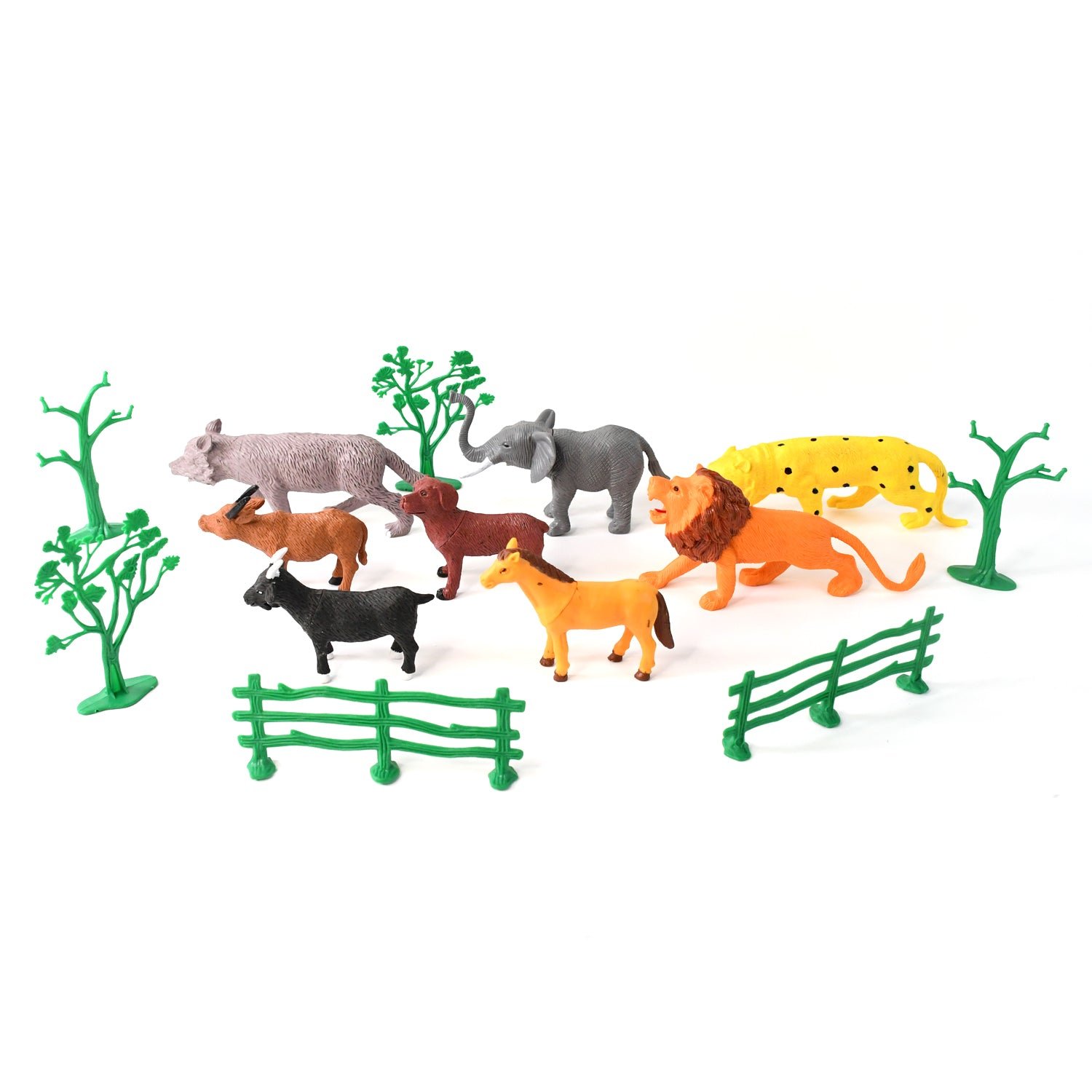 Animal Kingdom Toy Set – 14-Piece Realistic Wildlife Figures