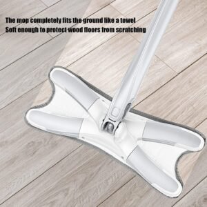 Hands-Free Mop – X-Shape Microfiber Squeeze | Storenzo