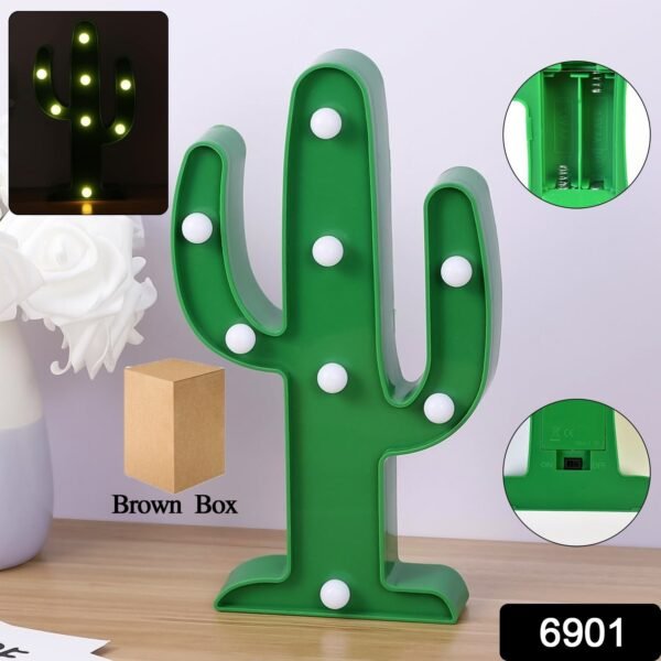 LED Cactus Lamp – Quirky Desk & Night Light | Deskrova
