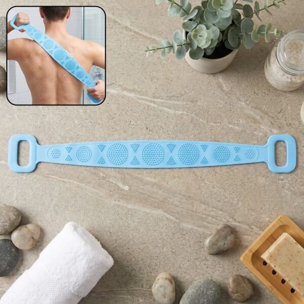 Silicone Back Scrubber Belt – Effective Dual-Handle Exfoliation