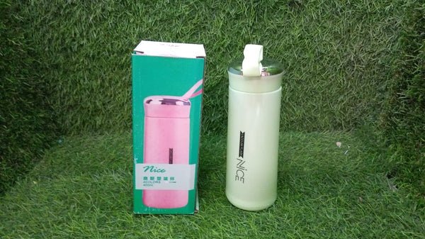 Glass Water Bottle 400ml – Leakproof, Thermal & BPA-Free