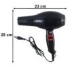 Salon Hair Dryer Portable Foldable Blow Dryer Hot and Cold Air Styling (1 Pc)