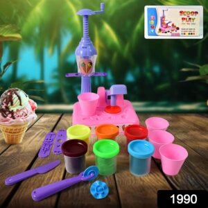 Play Dough Set – Ice Cream Maker & Scoop Kit | Aditi