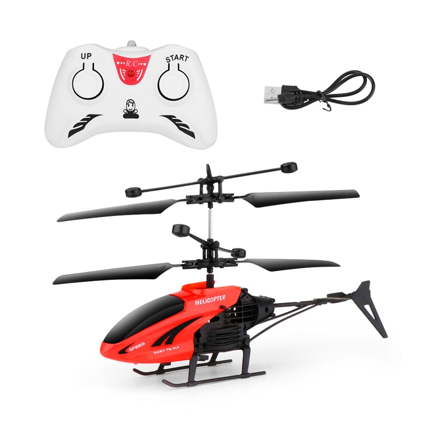 Remote Control Helicopter for Kids – USB Chargeable Toy | Spark Tots