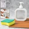 Soap Dispenser – Clear Refillable Pump Bottle | VelvetBubbles