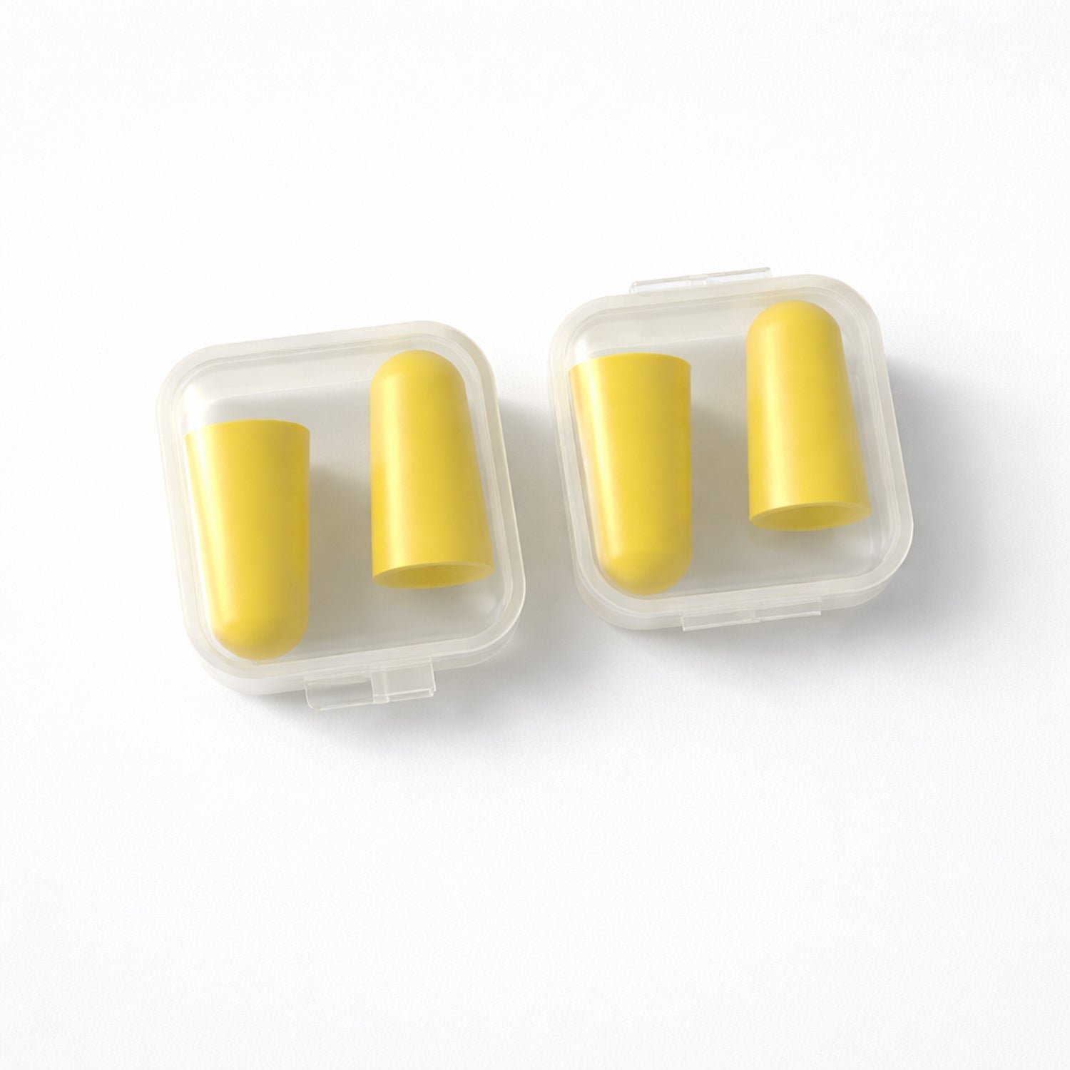 Noise Reduction Ear Plugs – Soft Foam, 2 Pair with Case