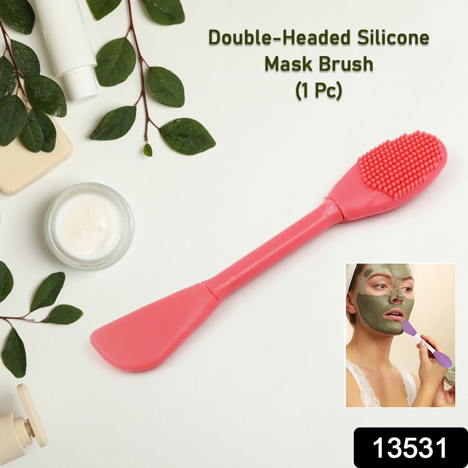Silicone Mask Brush – Dual-Ended Face Skincare Tool | GlowForm