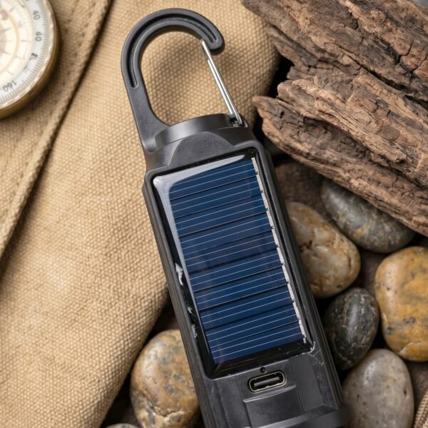 Camping Lantern – Eco-Friendly, Dual Charging with Warm LED