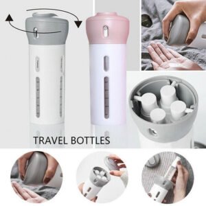 Travel Dispenser Bottle Set – 4-in-1 Leak-Proof | FERVENT