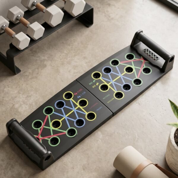 Multifunction Foldable Push Up Board – Space-Saving Upper Body Trainer