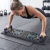 Multifunction Foldable Push Up Board – Space-Saving Upper Body Trainer