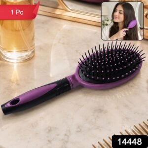 Cushioned Paddle Hair Brush – Detangling & Frizz Control for All Hair