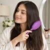 Cushioned Paddle Hair Brush – Detangling & Frizz Control for All Hair