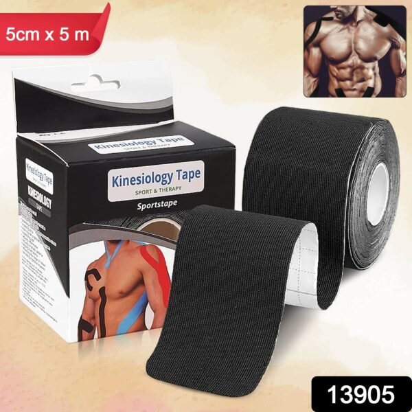 146 Kinesiology Tape – Muscle & Joint Support 5cm x 5m | FitFuzion India