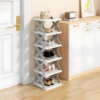 Foldable Shoe Rack 6-Layer – Space-Saving Organizer | Organivo