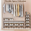 Foldable Shoe Rack 6-Layer – Space-Saving Organizer | Organivo