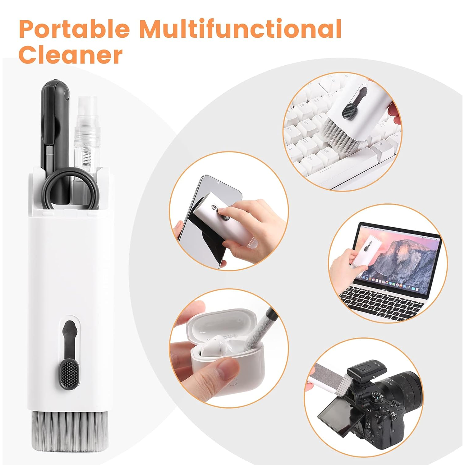 Electronic Cleaner Kit – 7-in-1 Multi-Device Cleaning Solution | Dustiva