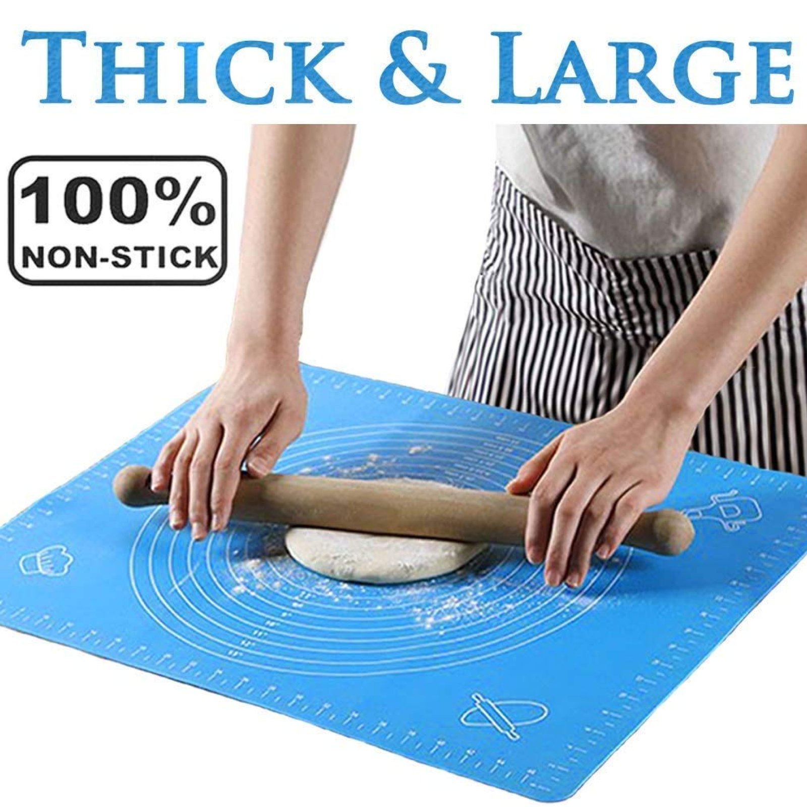 Silicone Baking Mat – Non-Stick Dough & Fondant Rolling | Dish Verse