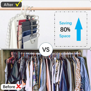 Trouser Hanger Organizer – Adjustable 5-in-1 Space Saver | Organivo