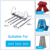 Trouser Hanger Organizer – Adjustable 5-in-1 Space Saver | Organivo