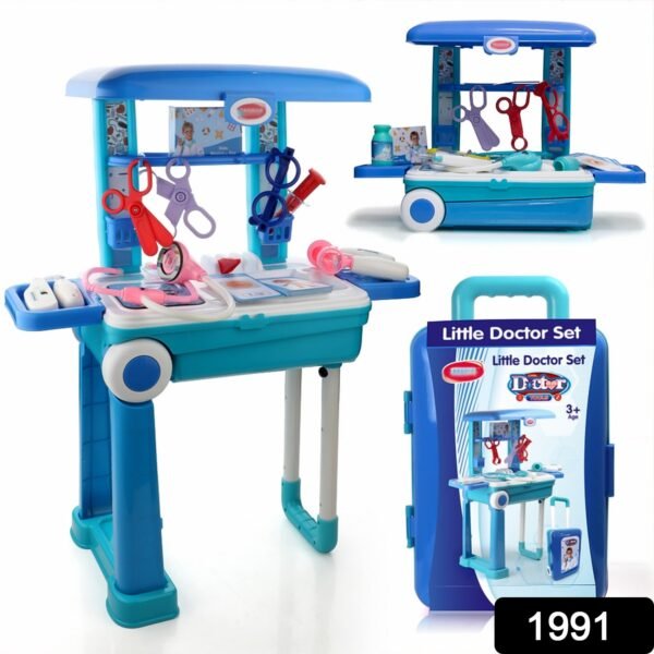 Kids Doctor Set with Trolley & LED Light Instruments | Aditi