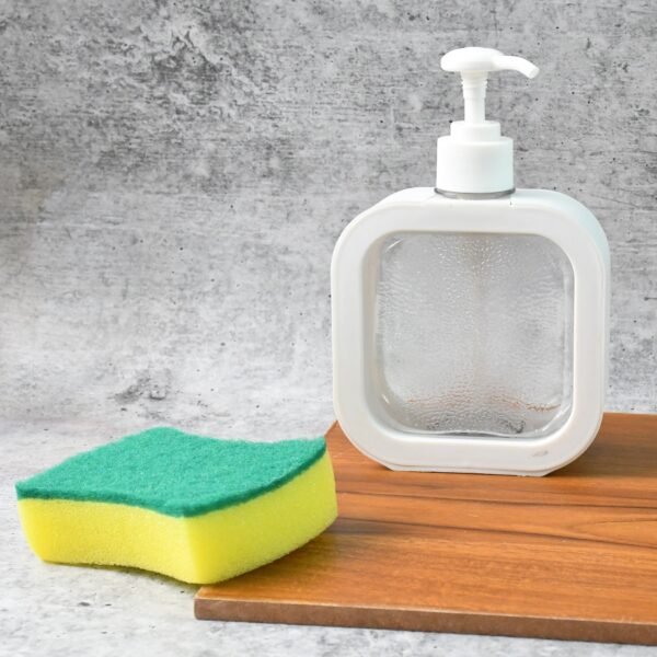 Soap Dispenser – Clear Refillable Pump Bottle | VelvetBubbles