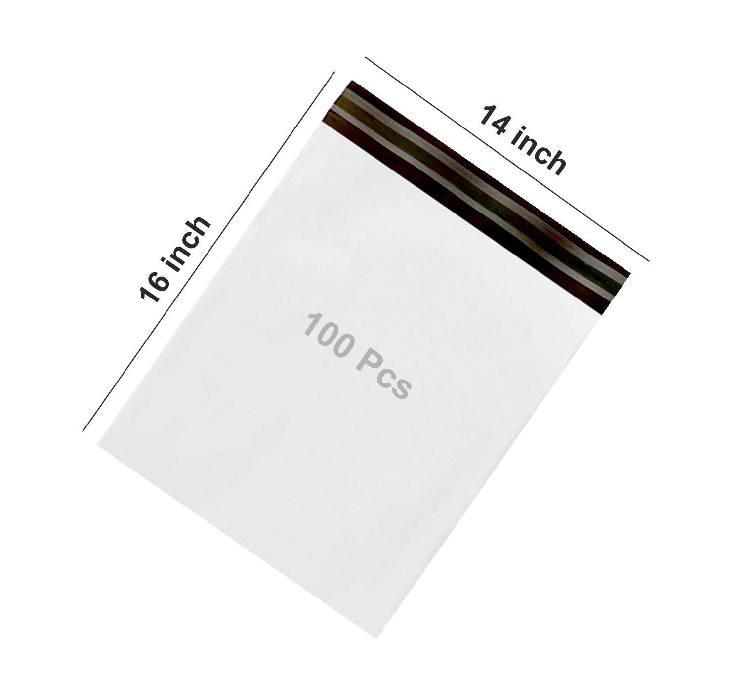 Tamper Proof Courier Bags – 14x16 Inch Pack of 100 | FERVENT