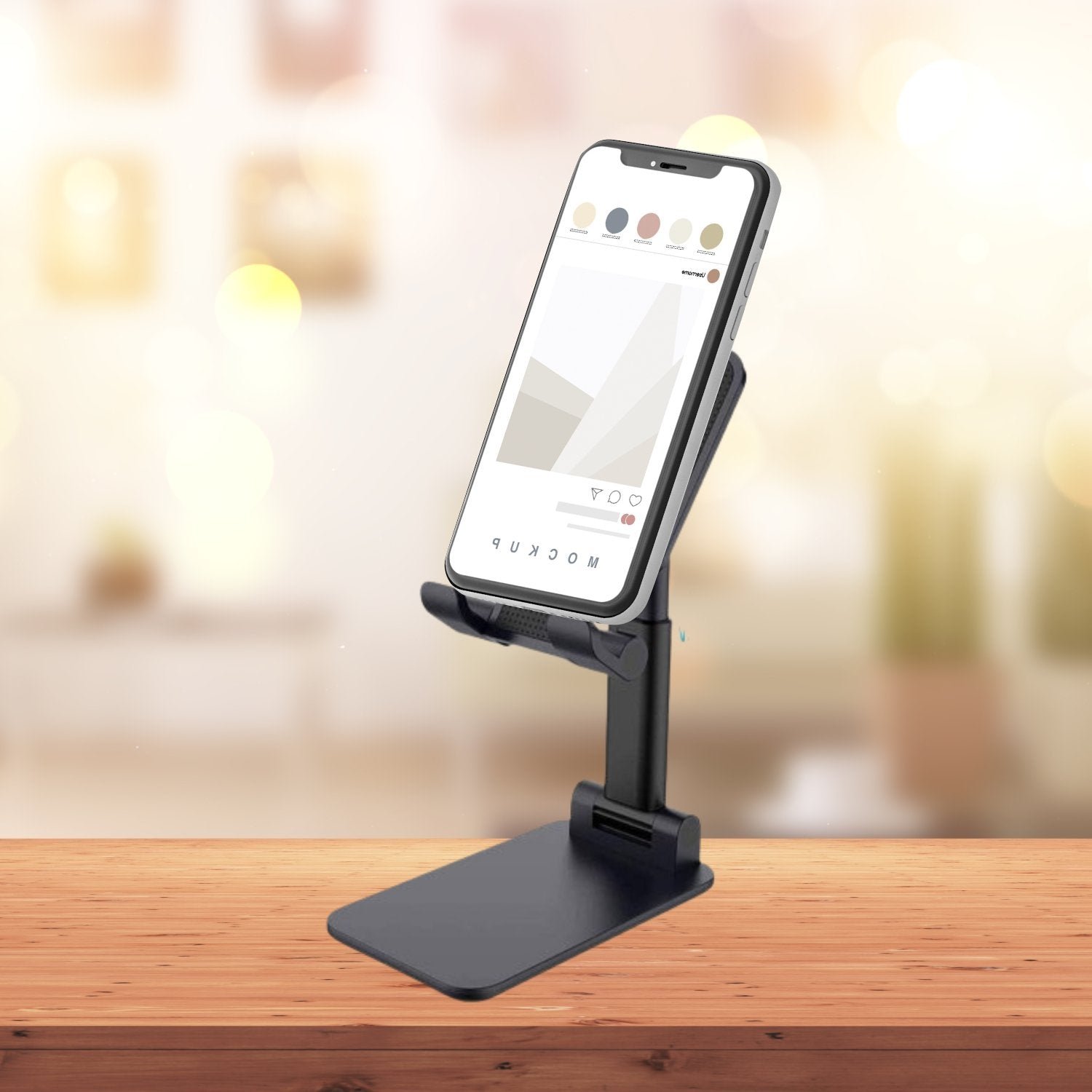 Foldable Mobile Stand – Adjustable Desktop Holder | PHOBIA
