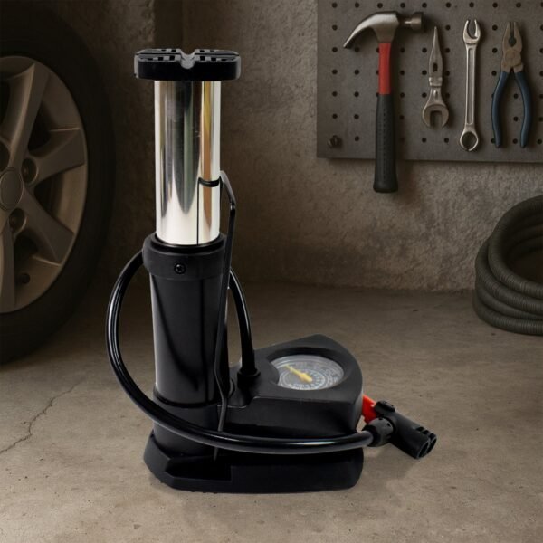 Foot Bike Pump – Portable Cycle Tire Inflator with Gauge | Indo Glow