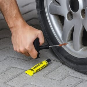 Tubeless Tyre Puncture Repair Kit – 5 Pc Emergency Set | Arrive Kit