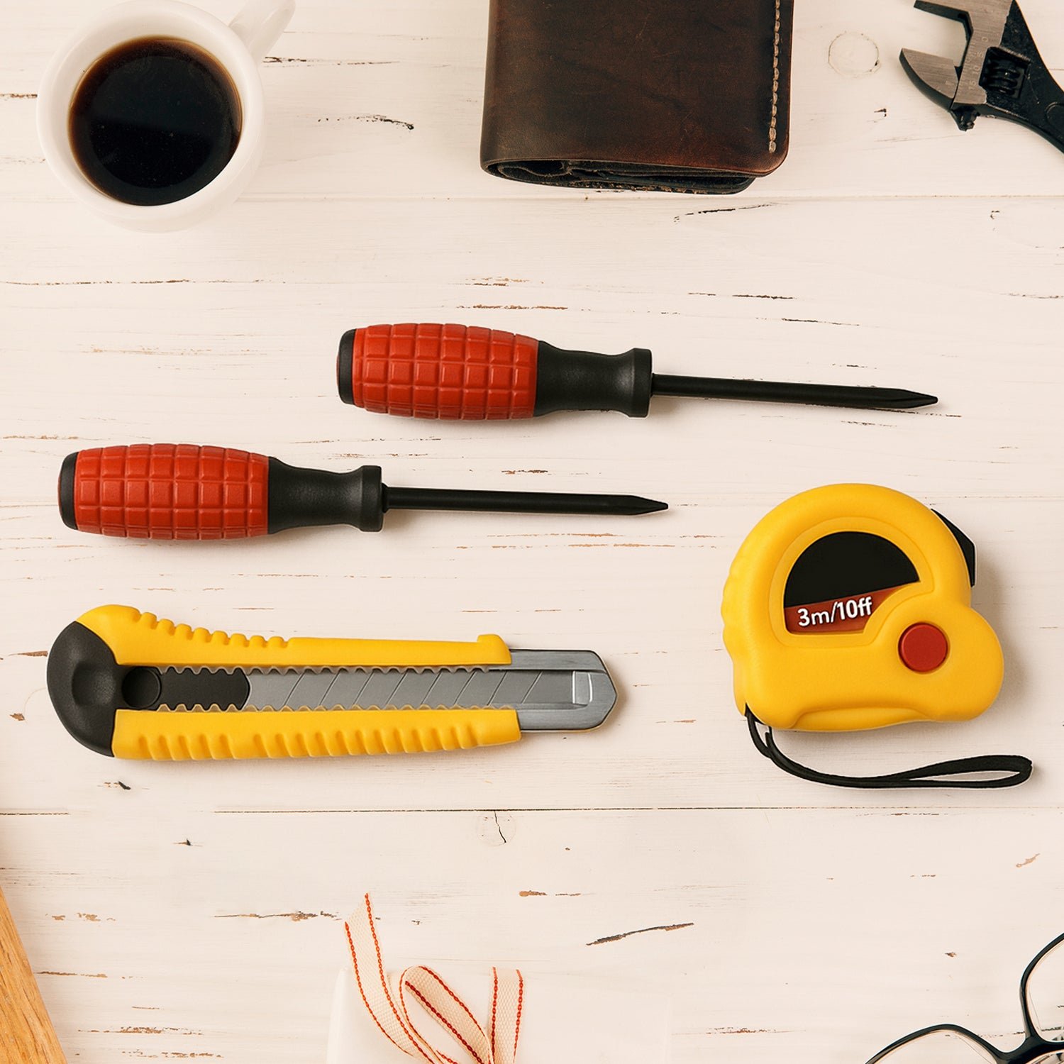 4 in 1 Hand Tool Kit – Durable, Portable Home Repair Set