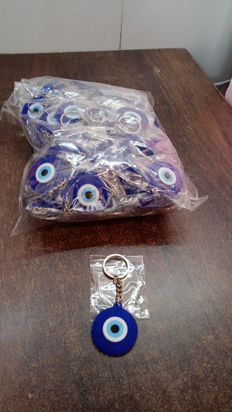 Evil Eye Silicone Keychain – Good Luck Charm | RaceVault