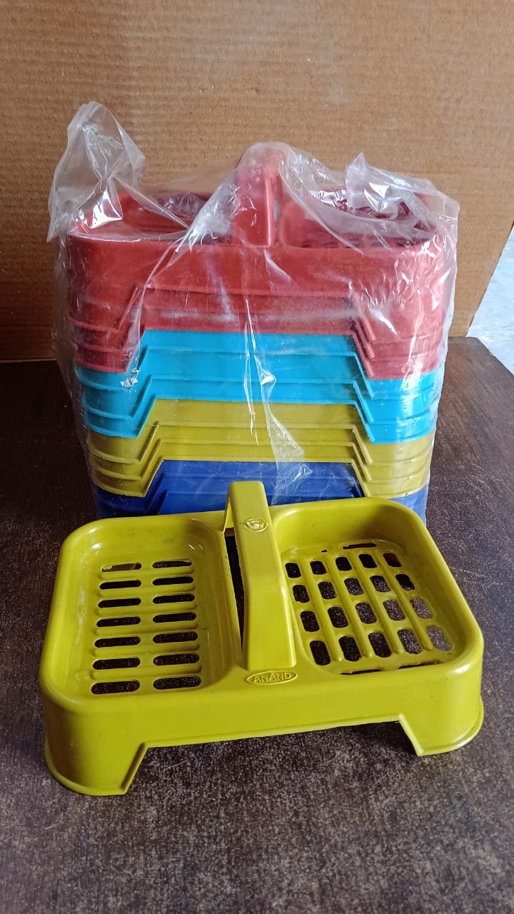 Double Soap Dish Stand – 2-in-1 with Handle & Drainage