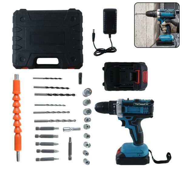 Cordless Drill Machine – Portable Power & Versatile Use